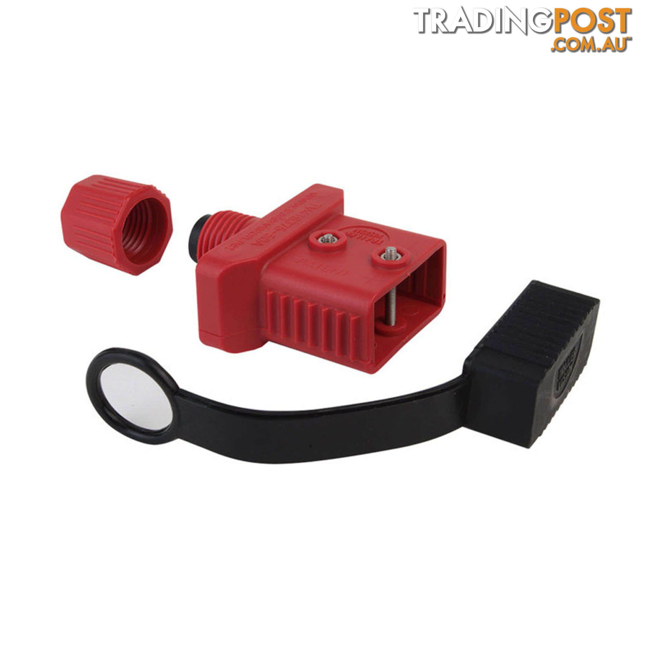 Trailer Vision 50 amp Anderson Plug Cover with Dust Cap Red SKU - TV416375-50R