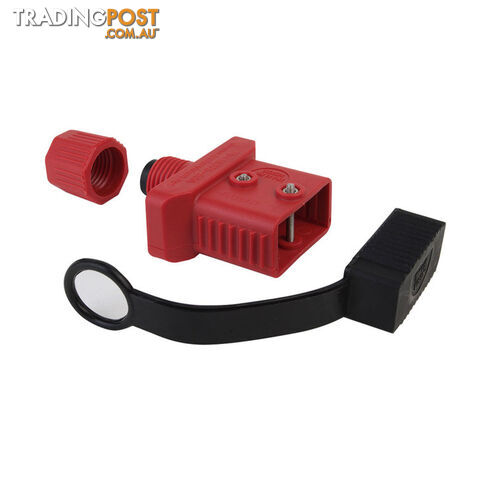 Trailer Vision 50 amp Anderson Plug Cover with Dust Cap Red SKU - TV416375-50R