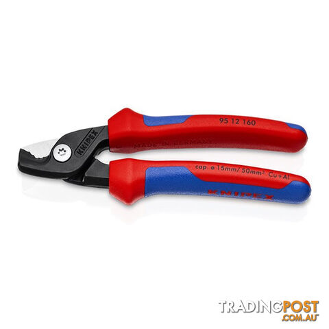 Knipex Stepped Wire and Cable Cutters up to 50mm2 Comfort Grip SKU - 9512160