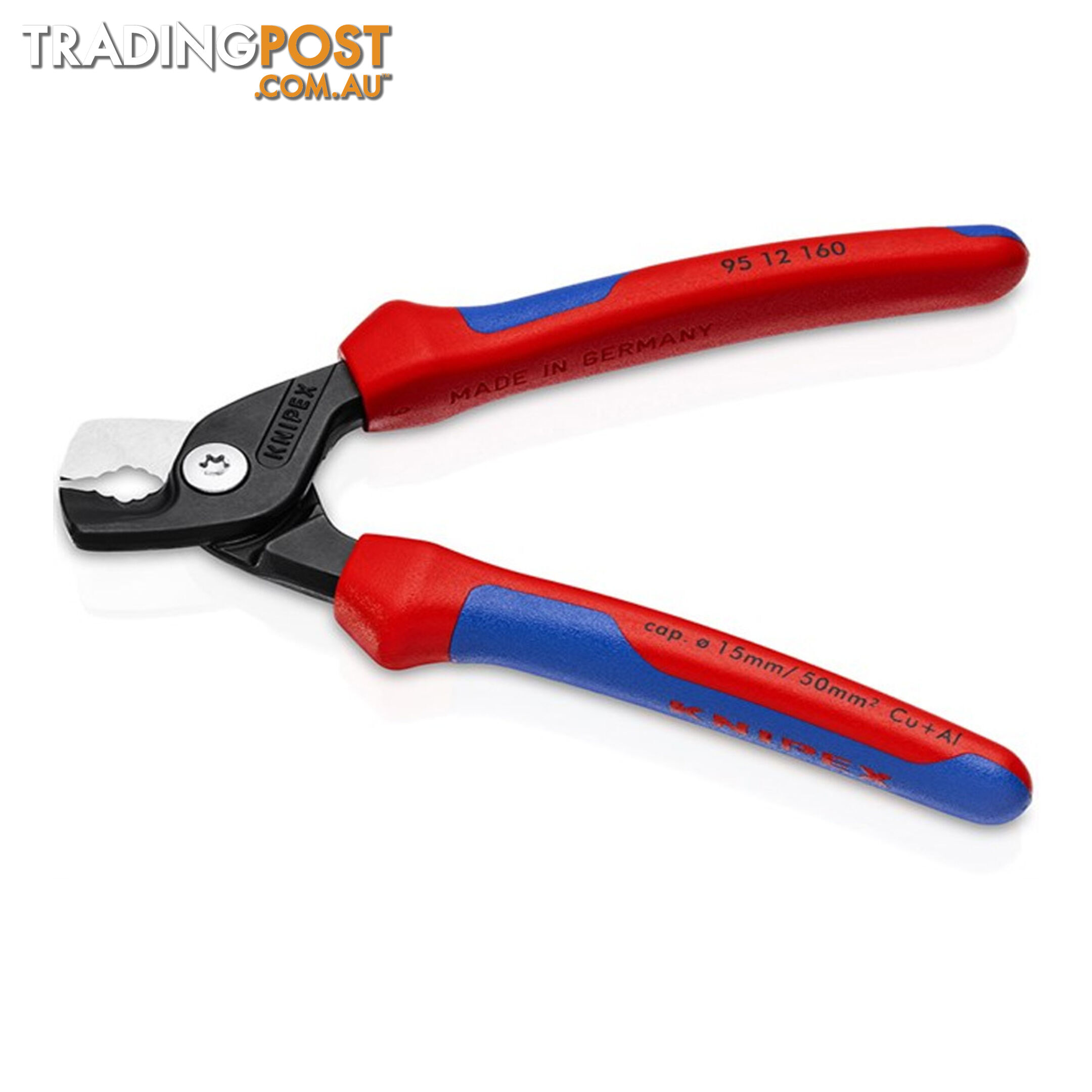 Knipex Stepped Wire and Cable Cutters up to 50mm2 Comfort Grip SKU - 9512160