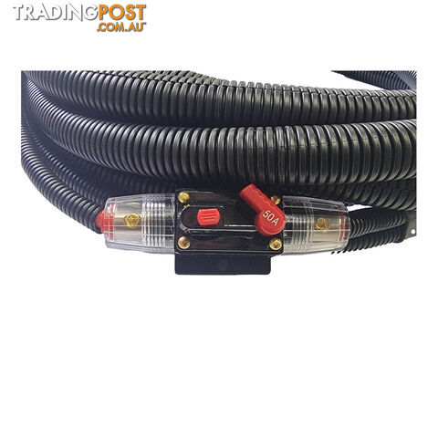 6 B S (13.5mm2) x 6m 12v Power Lead with Resettable Breaker SKU - DC-205