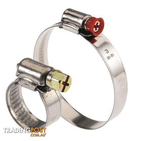 Tridon Part SS Hose Clamp 22mm-32mm Solid Band Collared 10pk SKU - MPC1AP