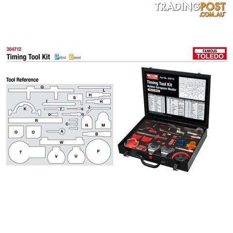 Toledo Timing Tool Kit  - Holden (GM) SKU - 304712