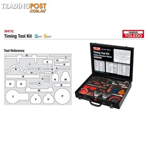 Toledo Timing Tool Kit  - Holden (GM) SKU - 304712