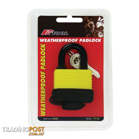 PK Tools Weatherproof Padlock 40mm with 2 x keys SKU - PT91100