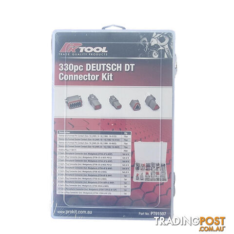 PK Tools Deutsch Style Plug DT Connector Kit 330pc SKU - PT91507
