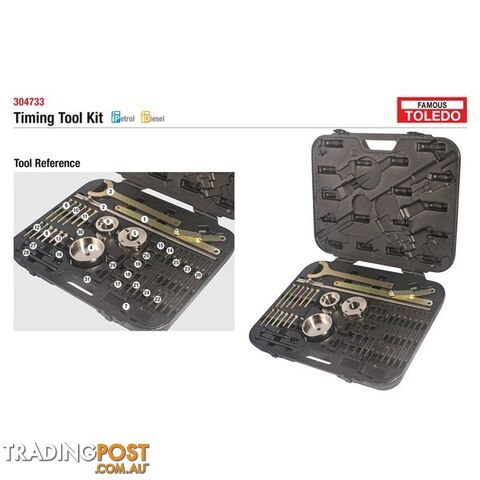 Toledo Timing Tool Kit  - Compatible With Toyota and Mitsubishi SKU - 304733