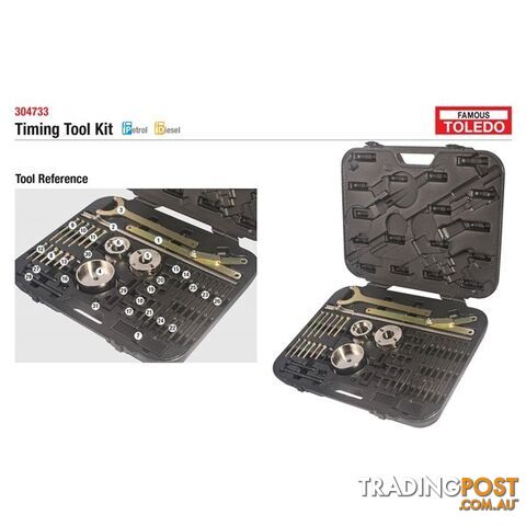 Toledo Timing Tool Kit  - Compatible With Toyota and Mitsubishi SKU - 304733