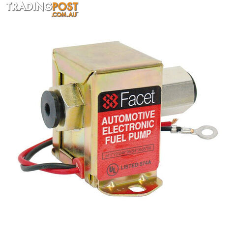 Facet 12v Fuel Pump Solid State 4  - 6.5 psi Petrol / Diesel SKU - E62-0001