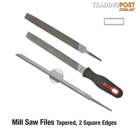 Toledo Tapered Mill Saw File Second Cut  - 150mm SKU - 060302CD