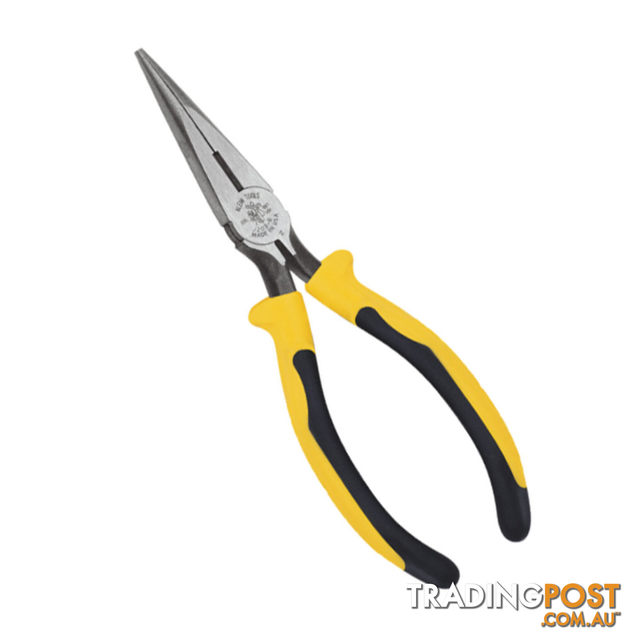 Klein Long Nose Pliers Side Cutting 172mm U.S.A Made SKU - J203-6