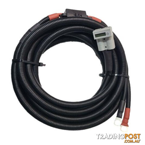 12v 24v 6m Extension Lead with 50a Anderson Volt Meter 50a Midi Fuse Spit Tube SKU - BB-10085