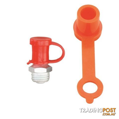 Toledo Grease Nipple Protective Caps  - Red 50 Pack SKU - 305394