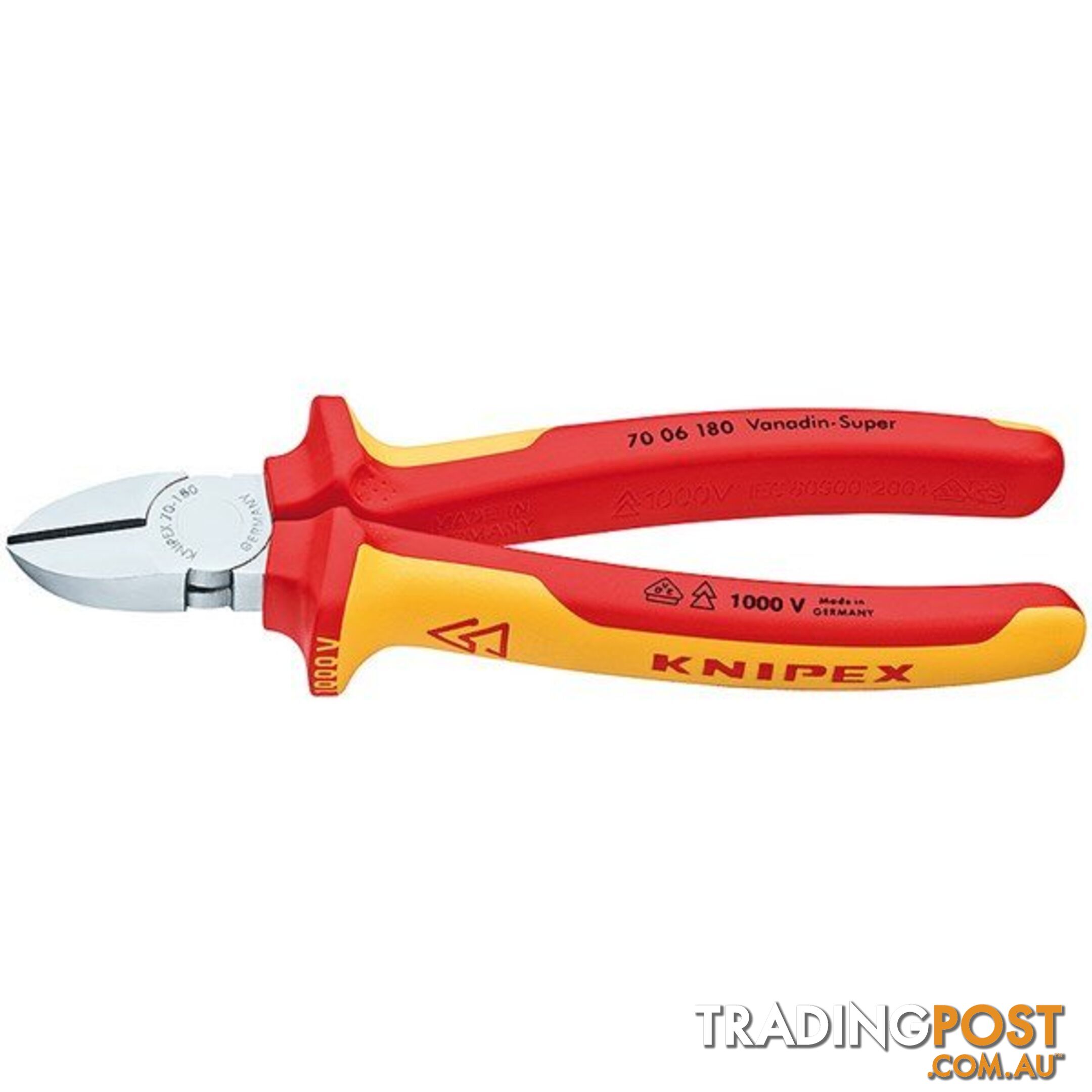 Knipex 180mm Diagonal Cutter  - 1000V VDE SKU - 7006180