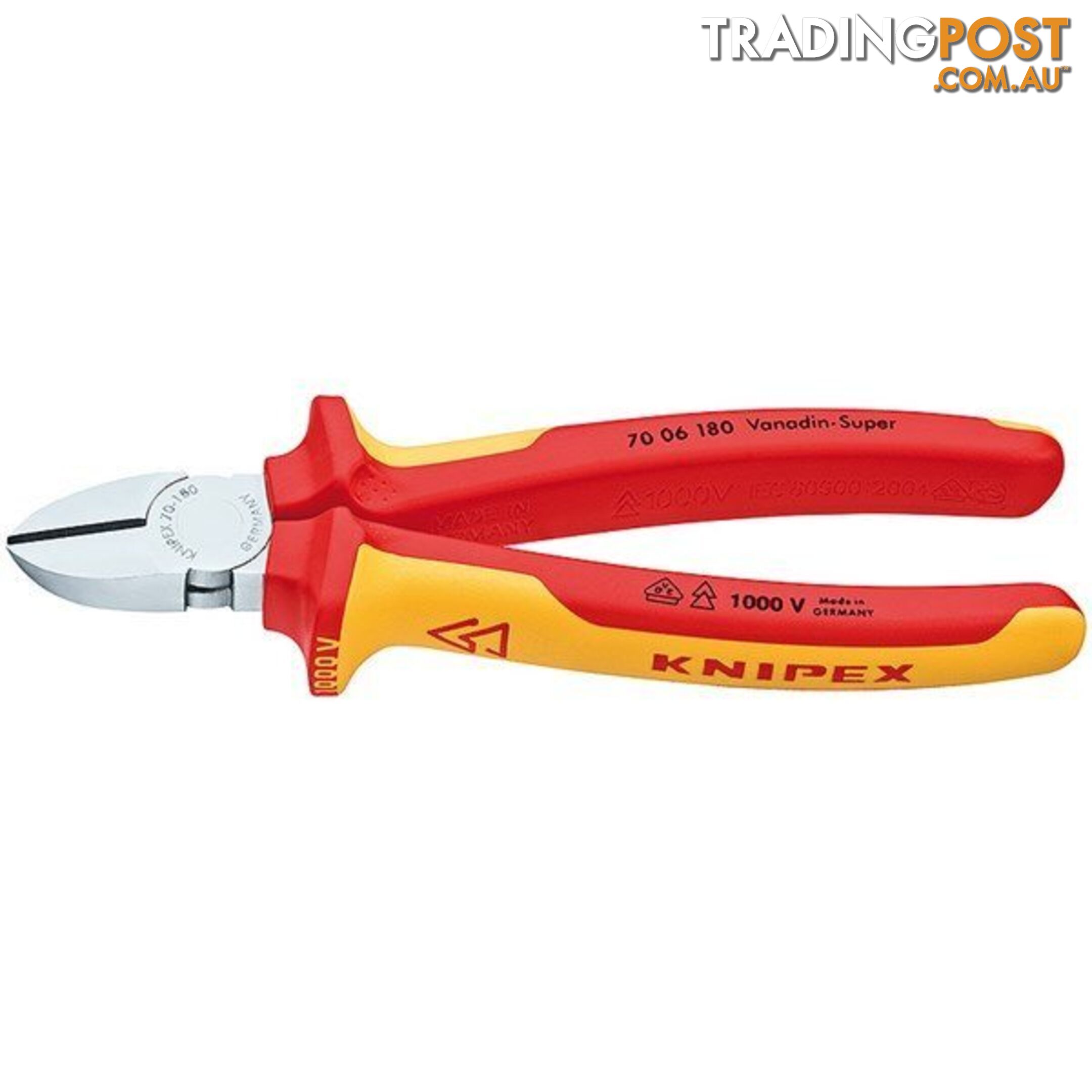 Knipex 180mm Diagonal Cutter  - 1000V VDE SKU - 7006180