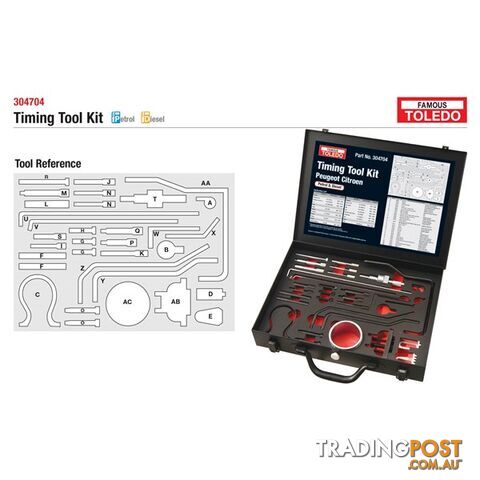 Toledo Timing Tool Kit  - Citroen   Peugeot SKU - 304704