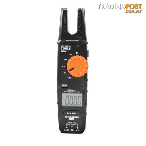 Klein Fork Meter Electrical Tester AC Auto Ranging 200 amp SKU - CL360 - photo 2 of 18