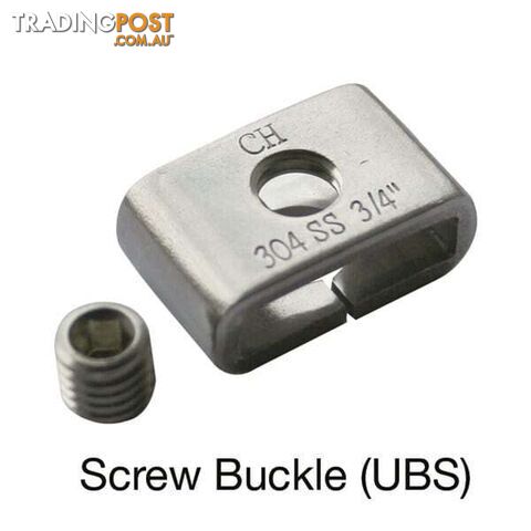 Tridon Screw Buckle to suit 15.9mm (5/8 ") x 0.75mm 100 Pieces SKU - UBS010100