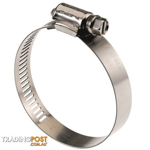 Tridon Full S. Steel Hose Clamps 27mm â 51mm Perforated Band 10pk SKU -...
