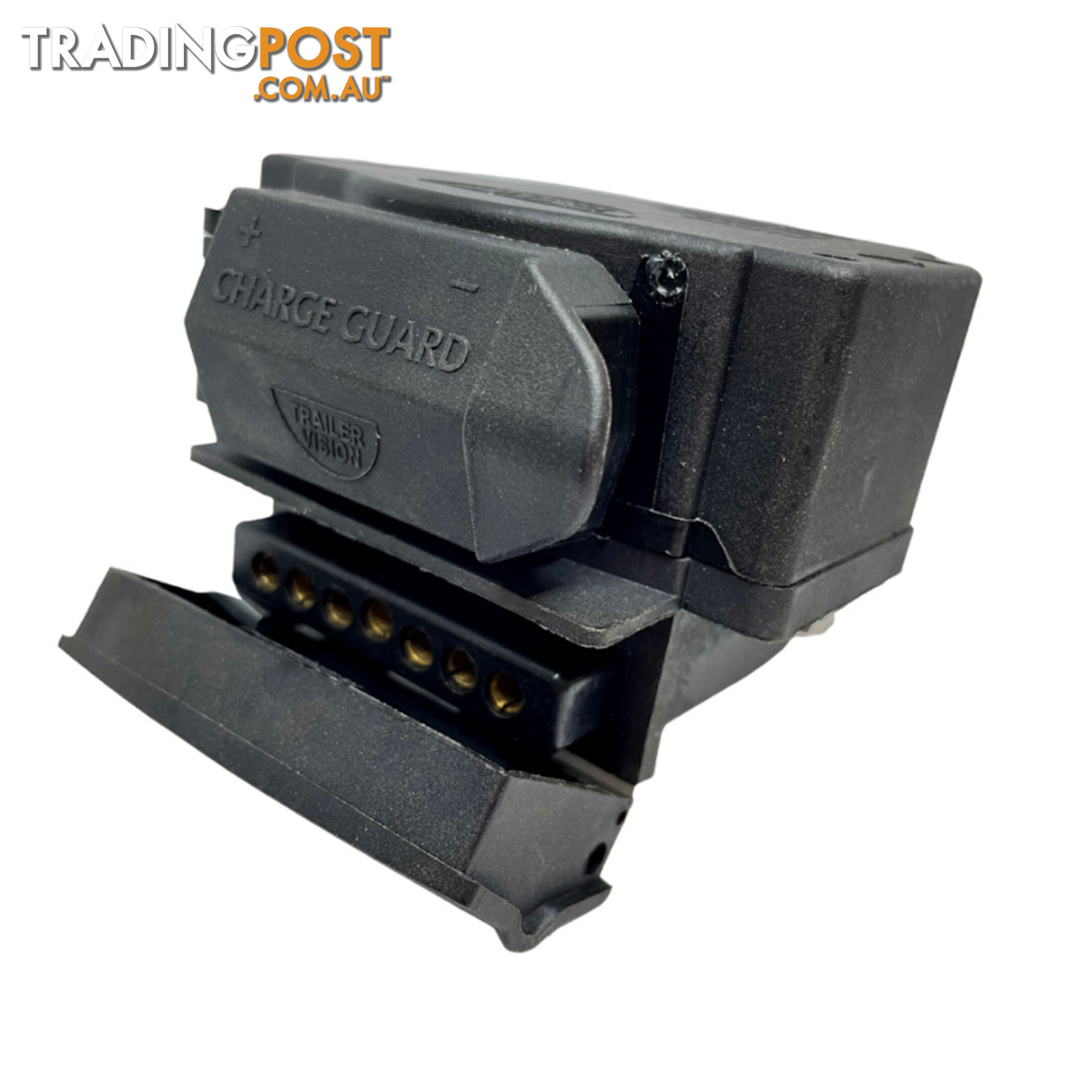 Trailer Vision 7 Pin Trailer Flat   50a Anderson Style Plug Vertical Housing SKU - TV-14665-50-7