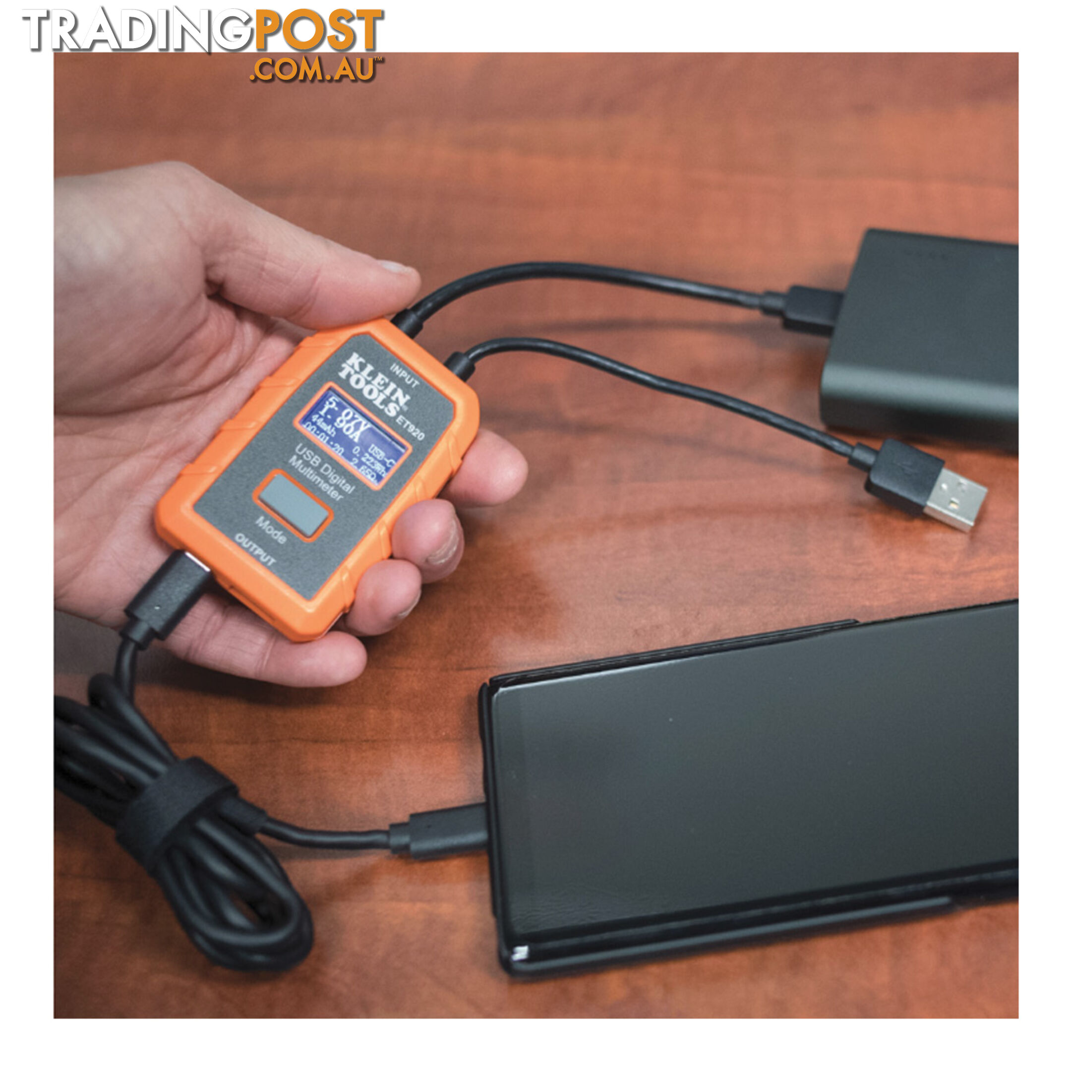 Klein USB Digital Meter USB-A USB-C LCD Display 3  - 20v DC SKU - ET920