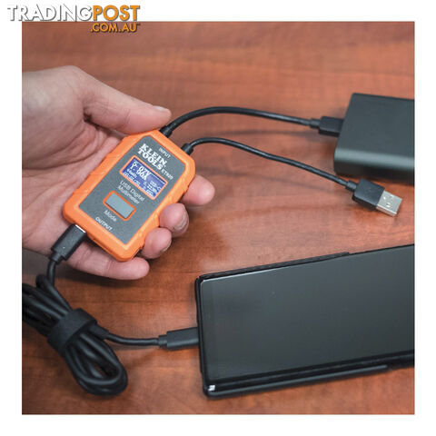 Klein USB Digital Meter USB-A USB-C LCD Display 3  - 20v DC SKU - ET920