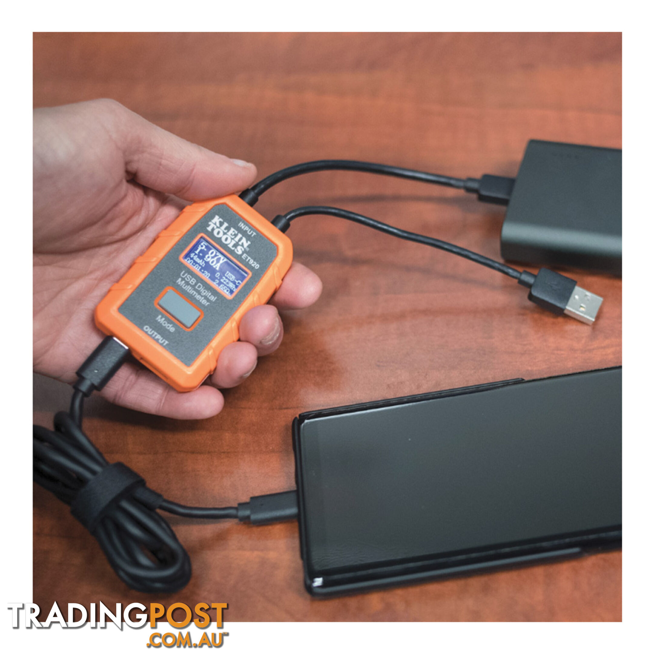 Klein USB Digital Meter USB-A USB-C LCD Display 3  - 20v DC SKU - ET920