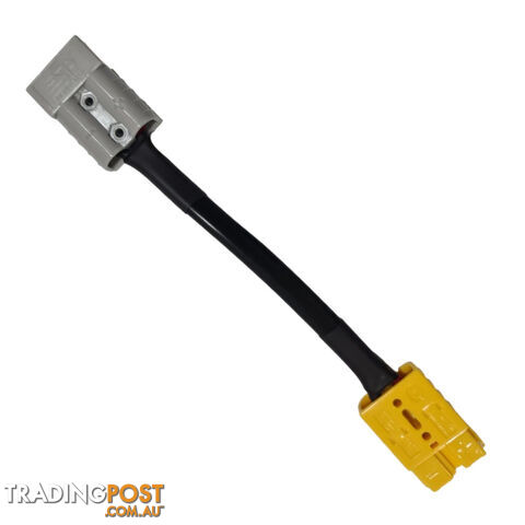 50amp Anderson Connector Grey to 50 amp Anderson Connector Yellow Adaptor SKU - 50agrey-50yellow