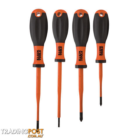 Klein 4pc Screwdriver Slim Profile Insulated 1000V 2 x Philips 2 x Slotted SKU - 32690-INS