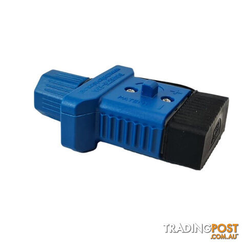 Trailer Vision 50 amp Anderson Plug Cover with Dust Cap Blue SKU - TV416375-50B