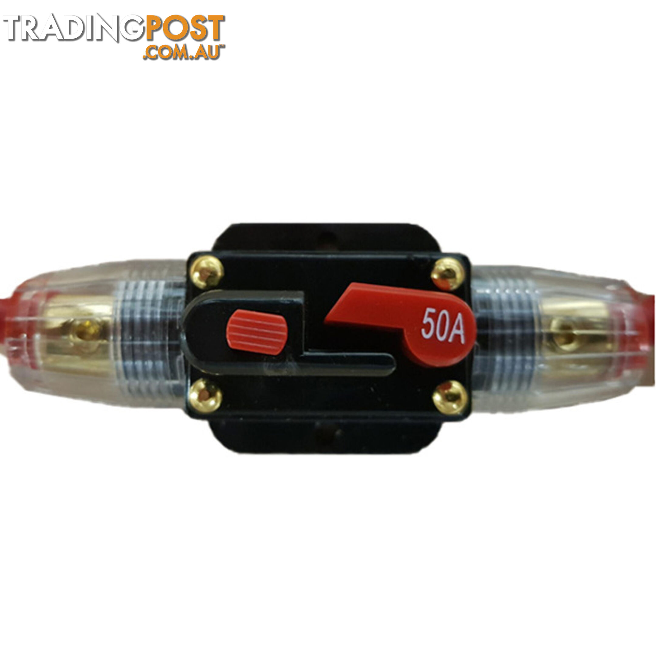 50 amp Resettable In Line Fuse Suits up to 6 B S Wire SKU - BB-MCB50A