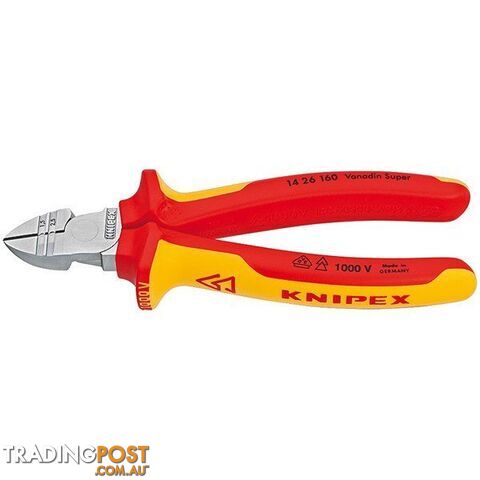 Knipex 160mm Diagonal Insulation Stripper  - 1000V VDE SKU - 1426160