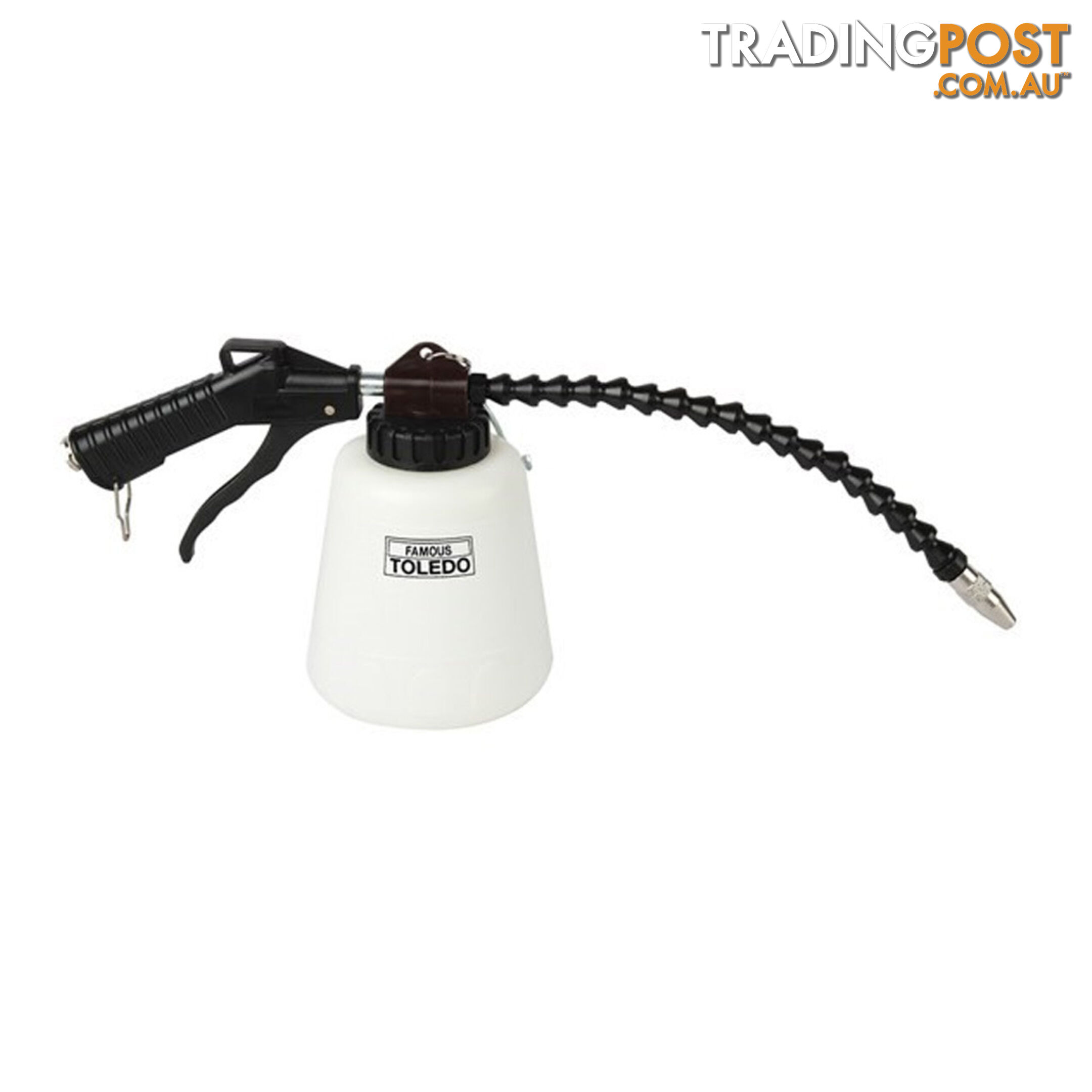 Toledo Spray Cleaning Gun, Flexible Head  - Pneumatic 1 litre 70  - 110 psi SKU - 305165