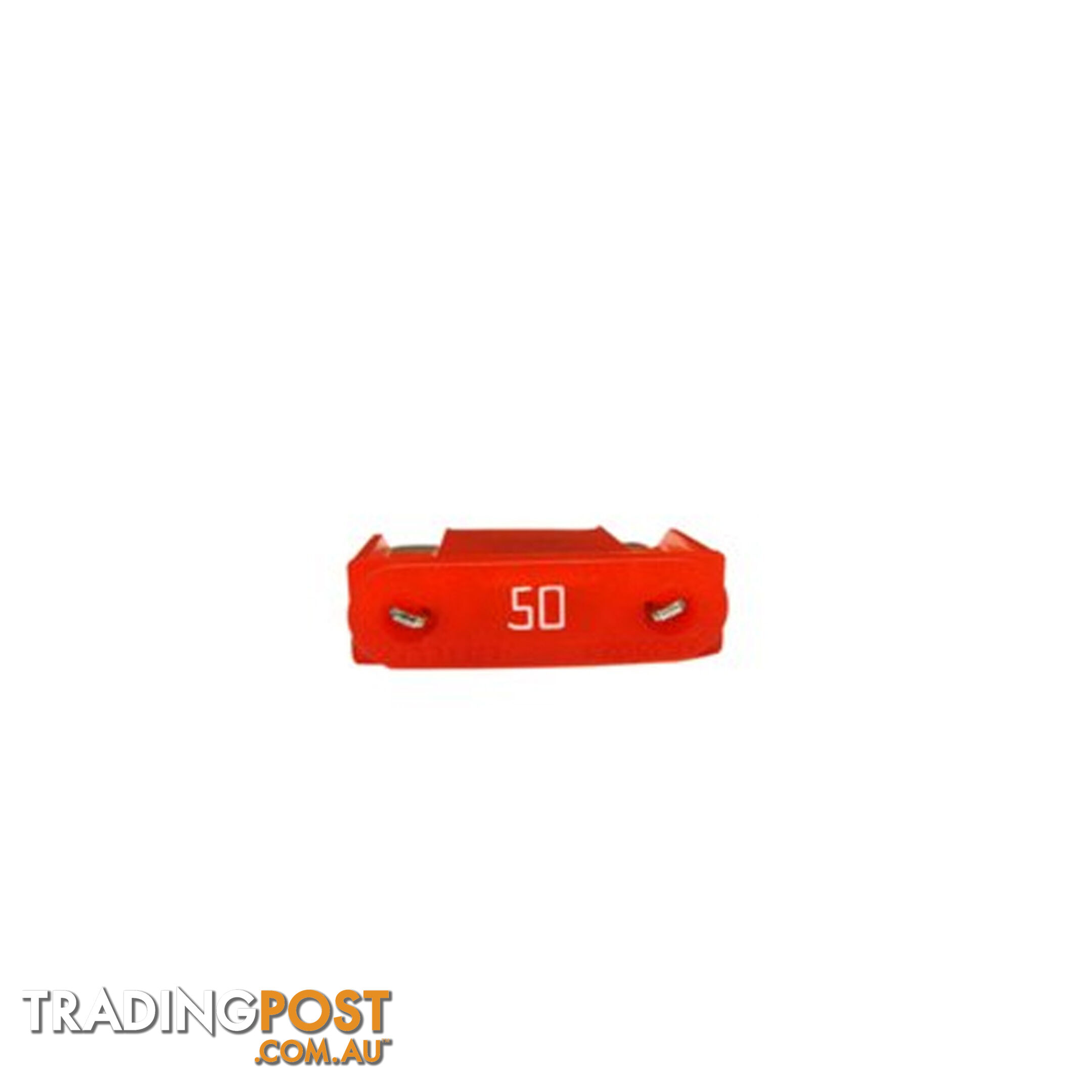 50 amp Maxi Fuse Single Red 30 x 34mm SKU - 50ampmaxifuse