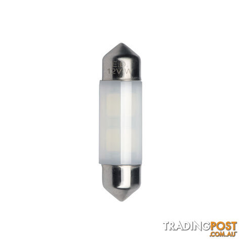 JW Speaker LED Festoon Bulb 36 x 10.5mm White 6000k 68lm 12v Single SKU - 990102