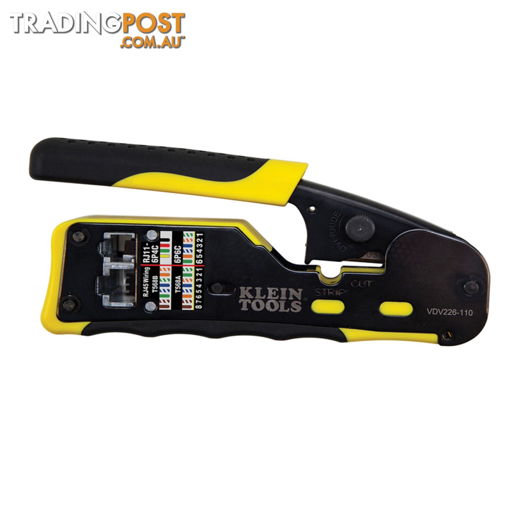 Klein Pass-Thru Modular Crimper RJ11 / RJ112 / RJ45 All In One SKU - VDV226-110