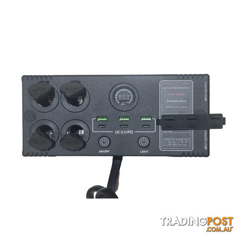 12v Mini Power Box 4 x Cig Socket 3 x USB / USB-C 2 x 50a Connectors SKU - MiniPowerBox