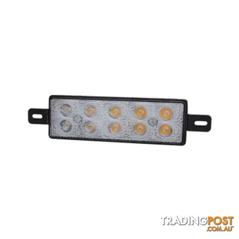WhiteVision Bull Bar Lamp LED Directional Indicator Amber/Clear SKU - FM880A, FM880C, FM880LEDB