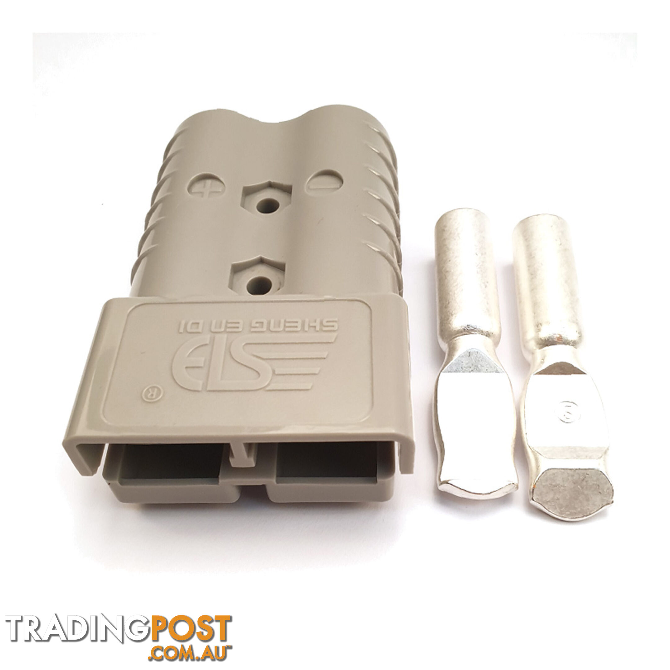 350 amp Anderson Plug Single with Terminals Grey SKU - 350ampAndo
