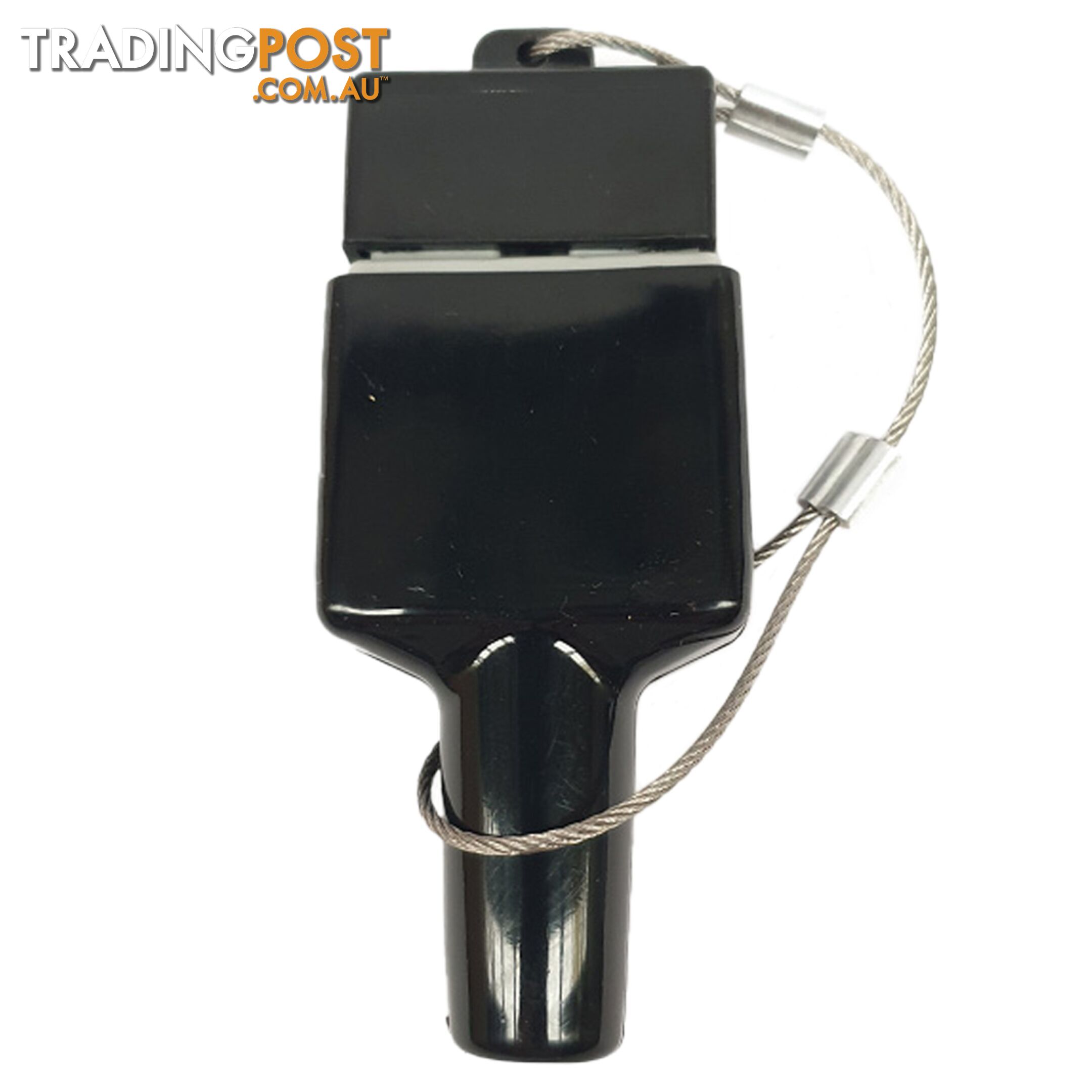 50 amp Anderson Plug Grey with 2pc Dust Cover Kit Black Top / Bottom Wire Cable SKU - BB-50ampAndoDustCoverKitBlack2pc