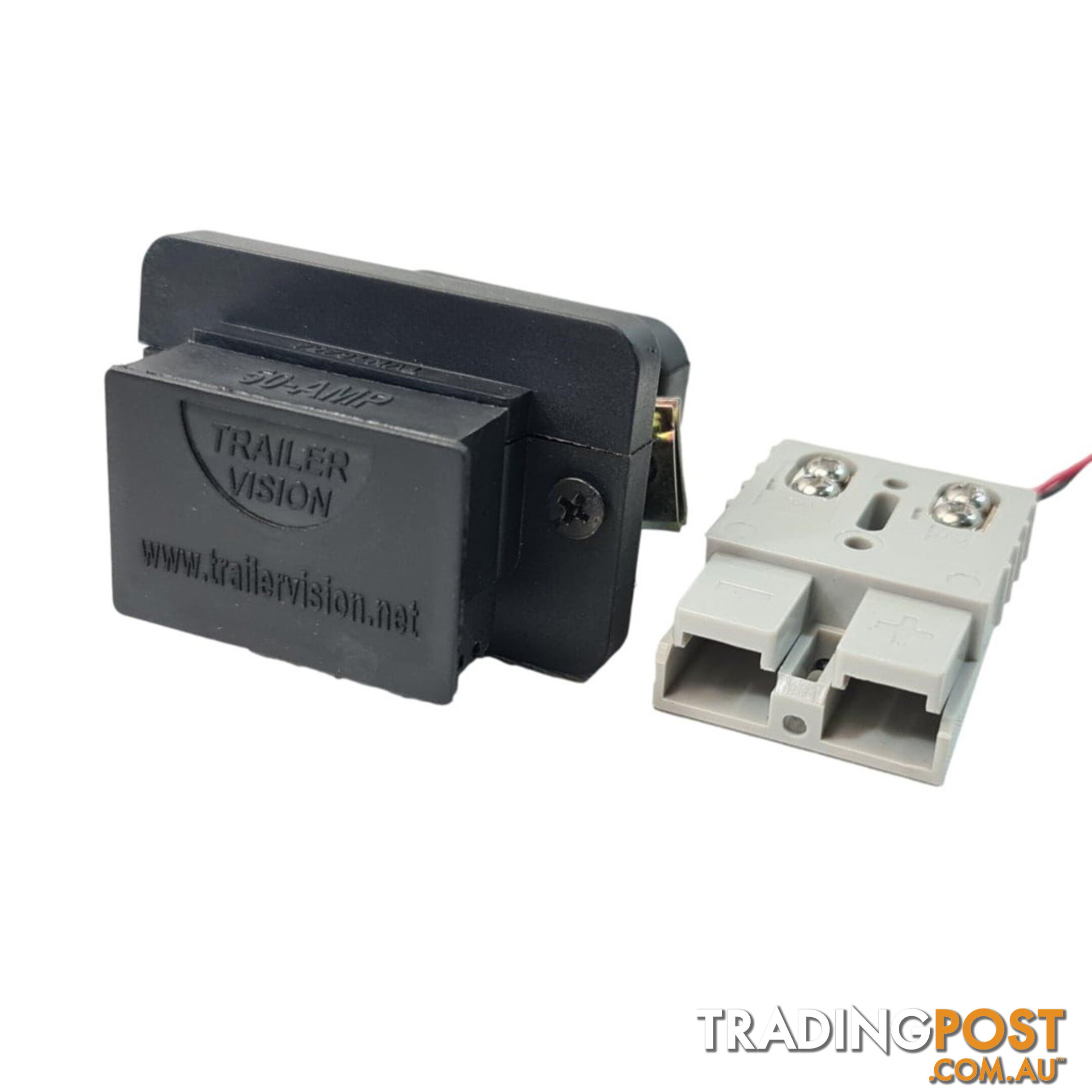 Trailer Vision 50 amp Anderson Plug Flush Mount Connector Assembly with Screw Contact Plug SKU - TVN1645450SC