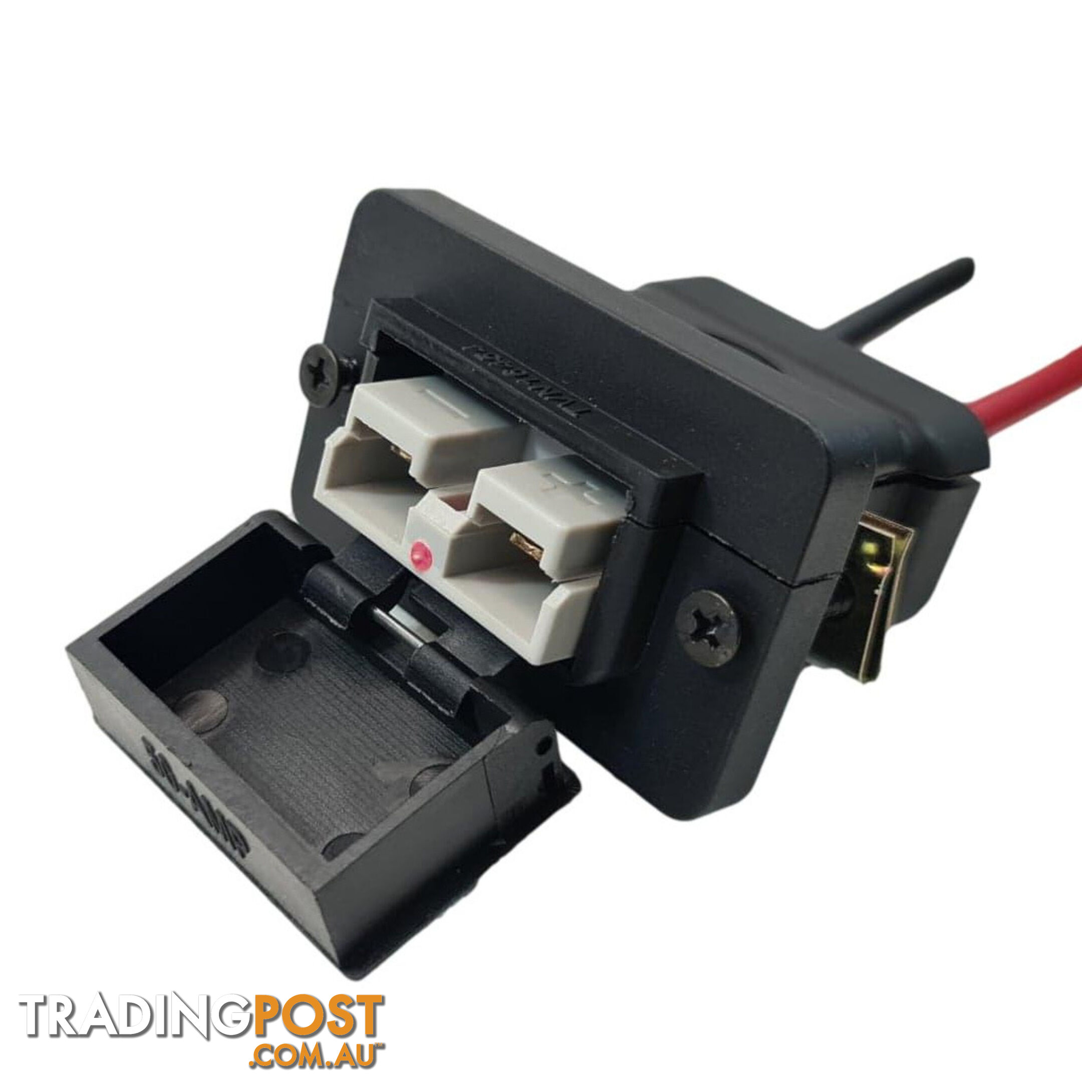 Trailer Vision 50 amp Anderson Plug Flush Mount Connector Assembly with Screw Contact Plug SKU - TVN1645450SC