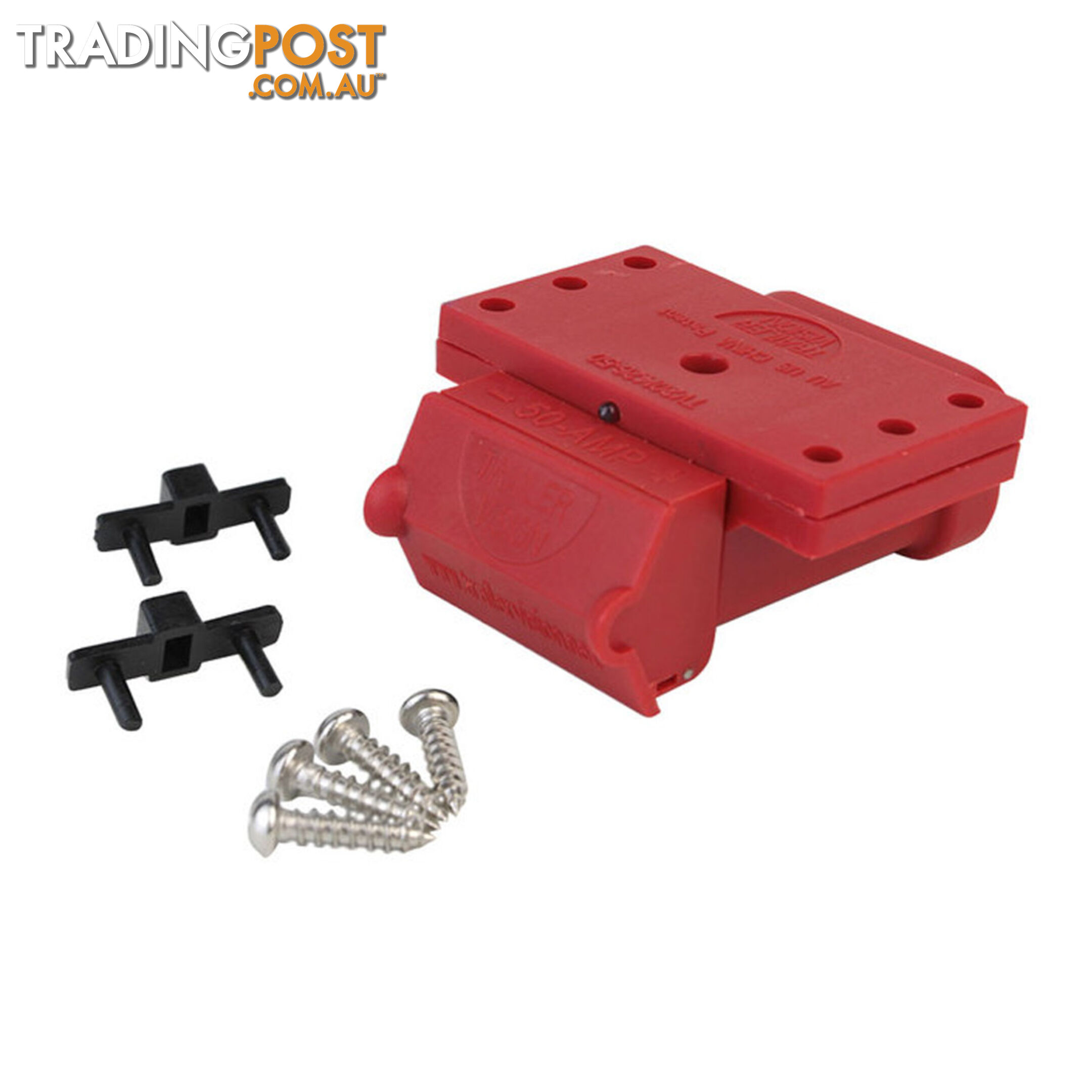 50A Anderson Plug Mounting Kit Red Connector Cover Assembly with LED SKU - TV-201426-50R