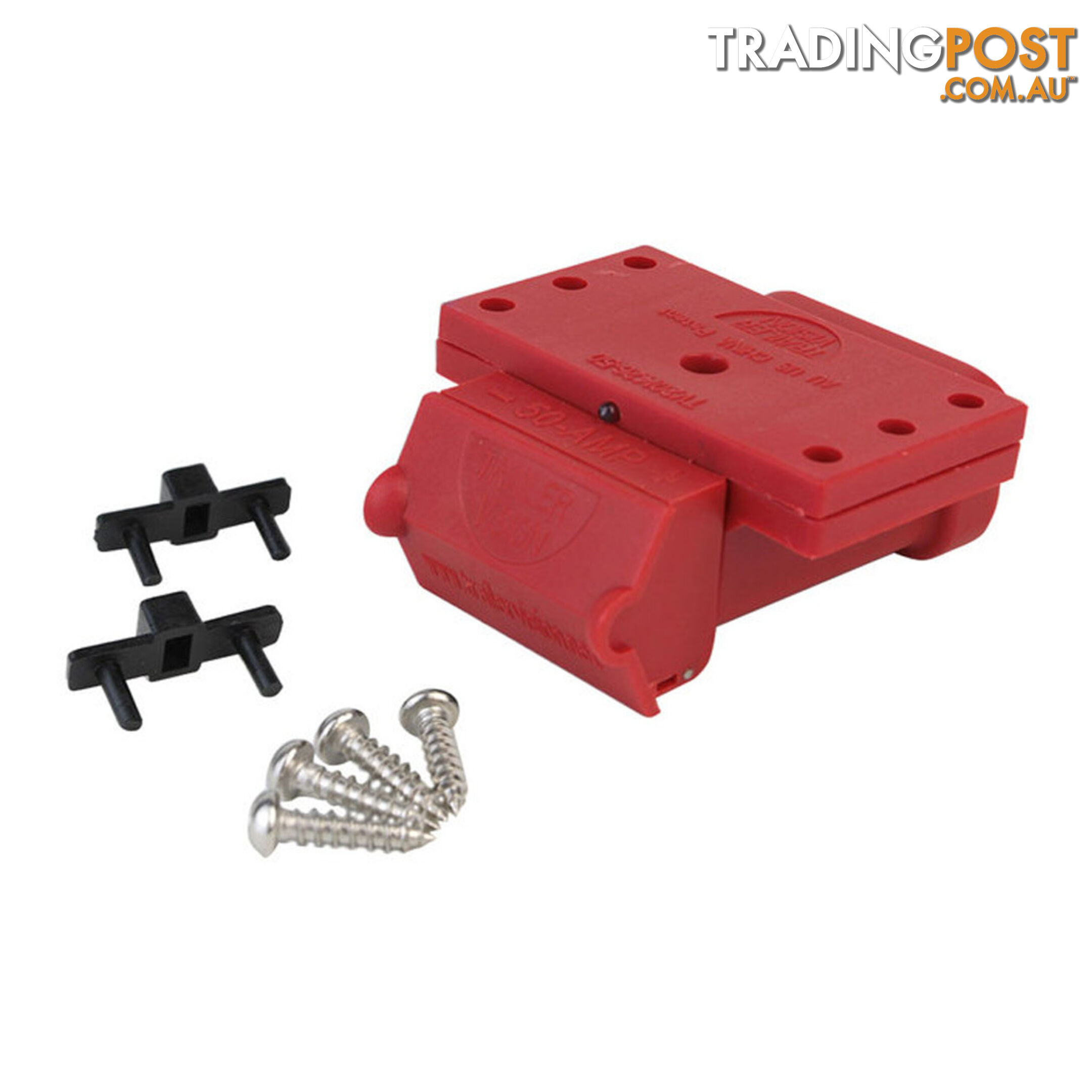 50A Anderson Plug Mounting Kit Red Connector Cover Assembly with LED SKU - TV-201426-50R