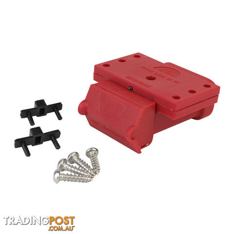 50A Anderson Plug Mounting Kit Red Connector Cover Assembly with LED SKU - TV-201426-50R