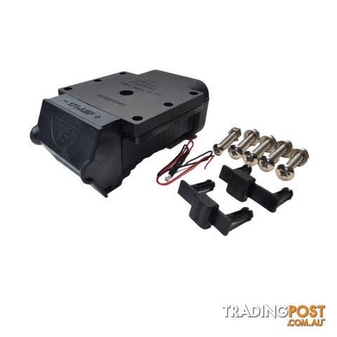 175a Anderson Plug Mounting Kit Connector Cover Assembly with LED Indicator SKU - TVN-201426-175BLACK