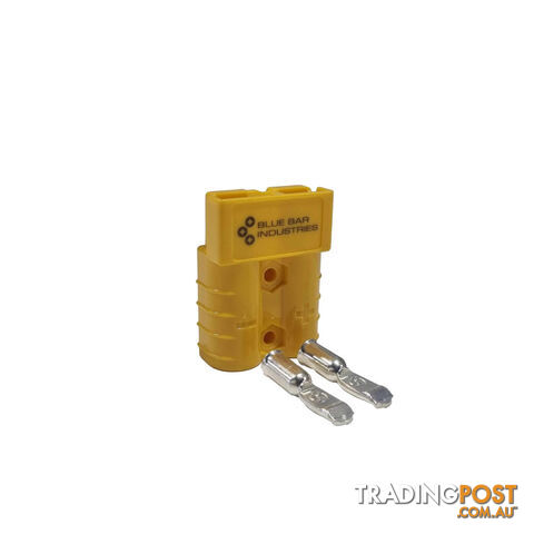 50 amp Anderson Style Plug Yellow with 6 awg Terminals
