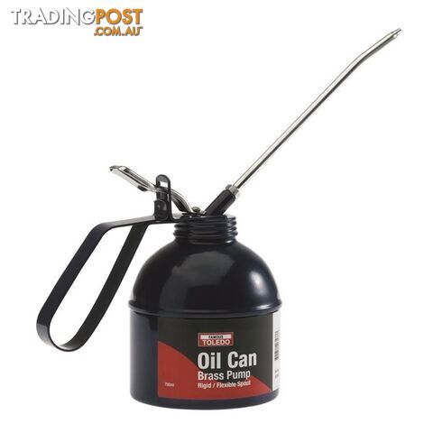 Toledo Oil Can 700ml Lever Type Rigid   Flexible Spout SKU - 305260