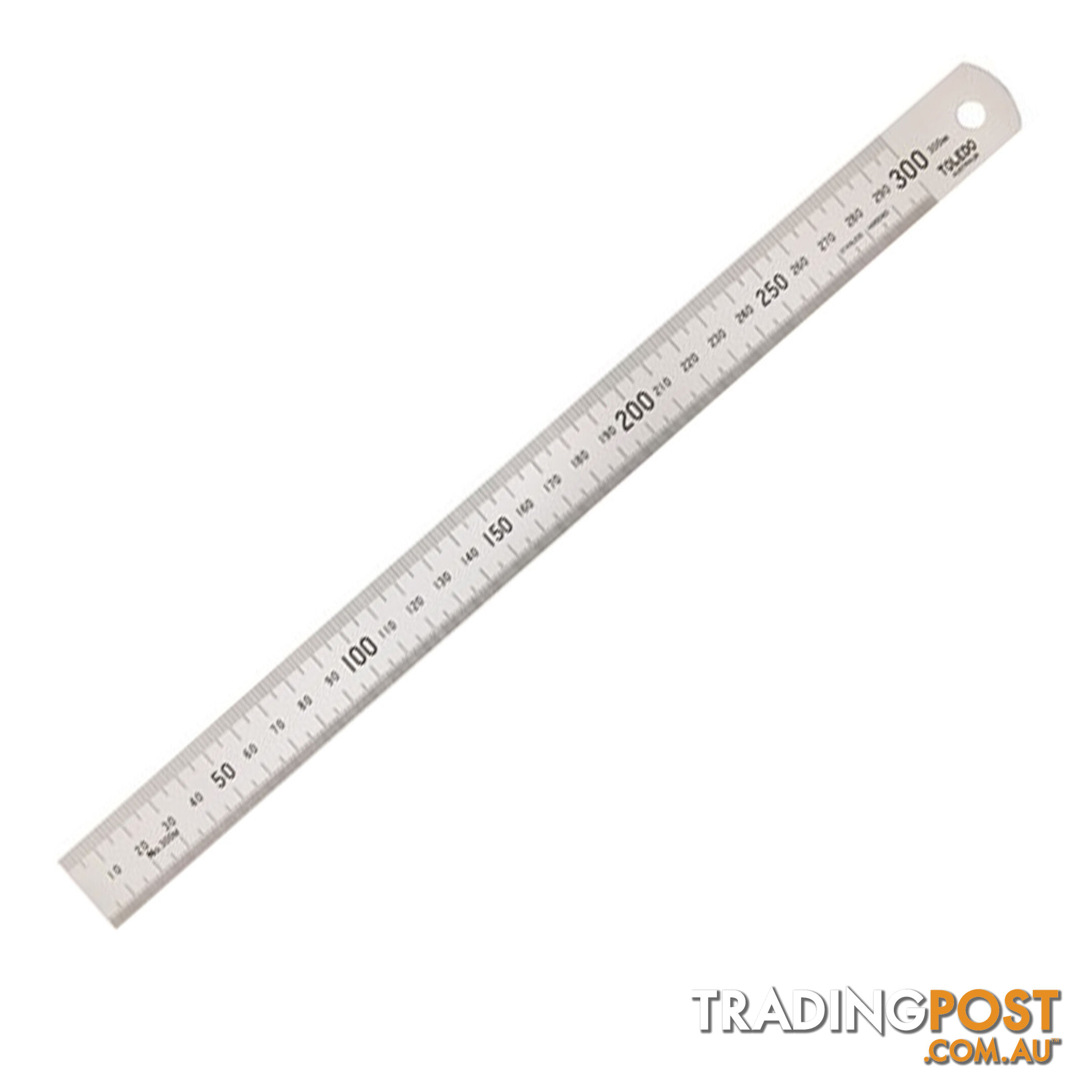 Toledo 300mm Ruler Stainless Steel Metric Single Sided Japanese Quality SKU - 300mm