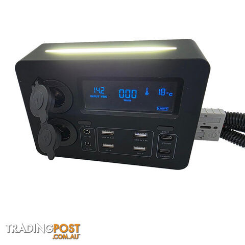 Blue Bar Mini Power Control Box 12/24v, 13 Power Outputs, Display, Compact SKU -...